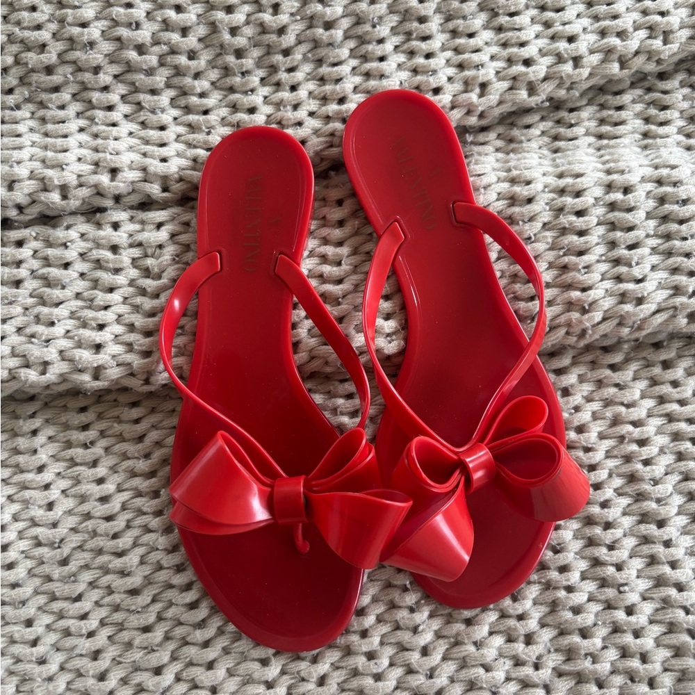 Valentino Jelly Flip Flops